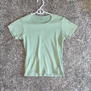 Brandy Melville green cropped T